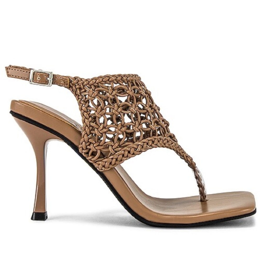 JEFFREY CAMPBELL Millenia Heel in Taupe Size 6.5